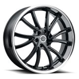 EVOK EV03 All Gloss Black SS Lip 24 and 26 inch